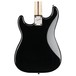 Squier Bullet Stratocaster HT, Black rear close up view