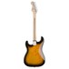 Squier Bullet Stratocaster HT, Brown Sunburst rear view