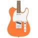 Squier Affinity Telecaster, Competition Orange front view close up