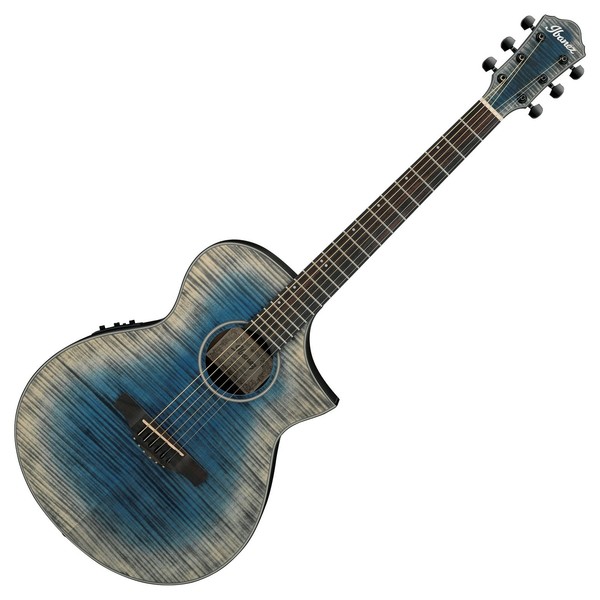 Ibanez AEWC32FM Electro Acoustic 2018, Glacier Blue Low Gloss