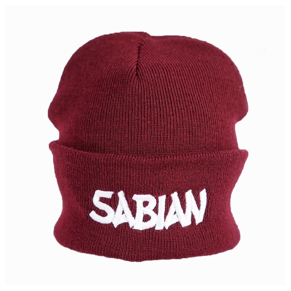 Sabian Beechfield Beanie with Sabian Logo, Maroon