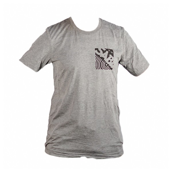 Sabian Grey T-Shirt with Pocket Logo, Small