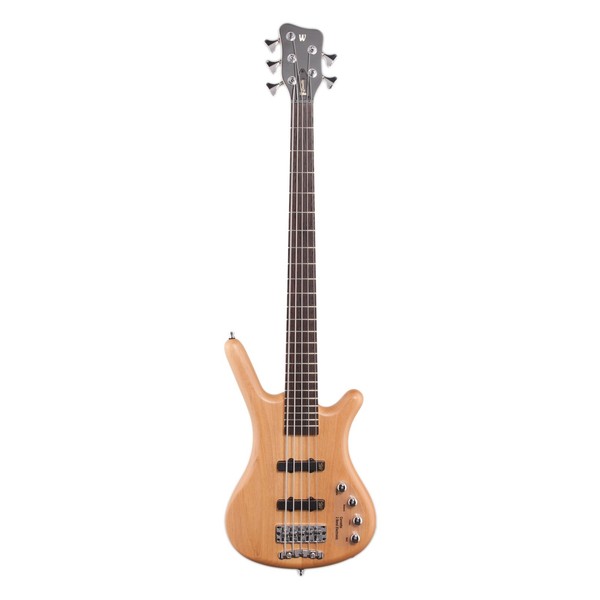 Warwick RockBass Corvette Basic 5-String Bass, Natural Satin front view