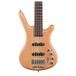 Warwick RockBass Corvette Basic 5-String Bass, Natural Satin front close up