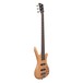 Warwick RockBass Corvette Basic 5-String Bass, Natural Satin front angled view