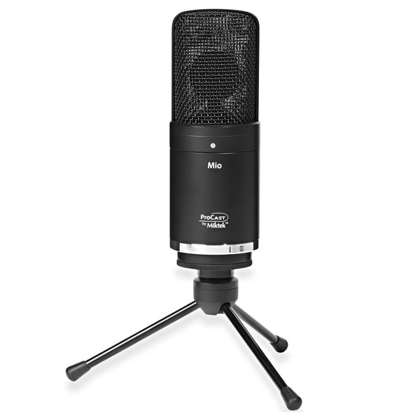 Miktek ProCast MIO USB and XLR Condenser Microphone - Angled