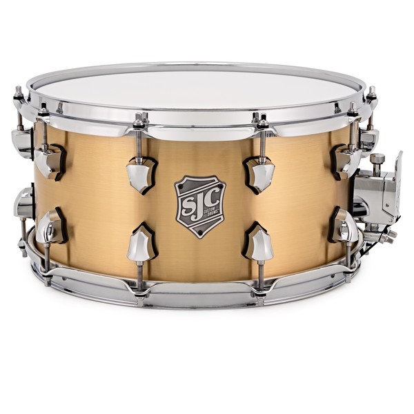 SJC Drums 14'' x 7'' Goliath Snare Drum, Rolled Brass - Box Opened at  Gear4music