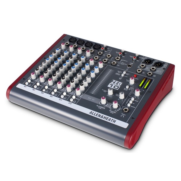Allen and Heath ZED-10 USB Compact Stereo Mixer - Main