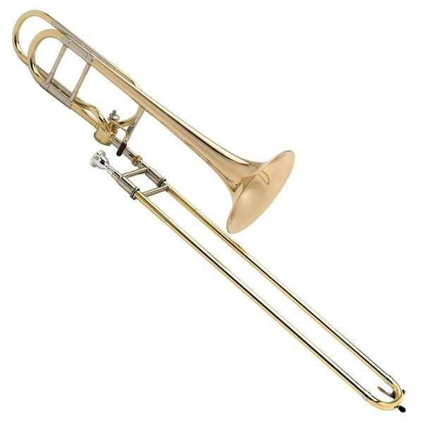 Courtois AC420BHR Bb/F Tenor Trombone, Hagmann Rose Brass Bell