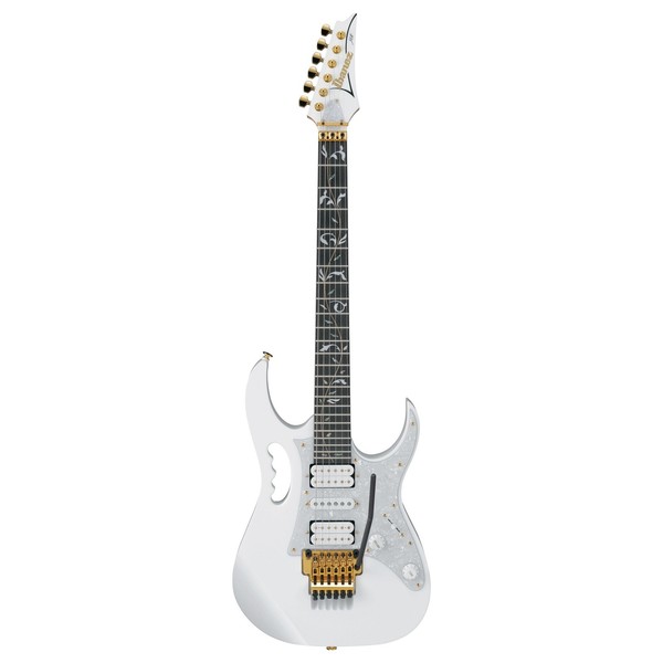 Ibanez JEM7V Steve Vai Prestige 2018, White front view