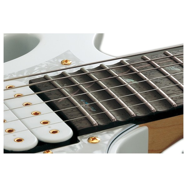 Ibanez JEM7V Steve Vai Prestige 2018, White fingerboard scalloping
