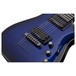 Schecter Blackjack SLS C-7 Passive, See Thru Blue Burst pickups