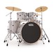 Natal Arcadia, Kit de 5 Fûts de batterie en Peuplier avec Hardware & Cymbales, White Sparkle