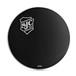 SJC Drums 22'' Black Logo Resonant Bass Drum Head