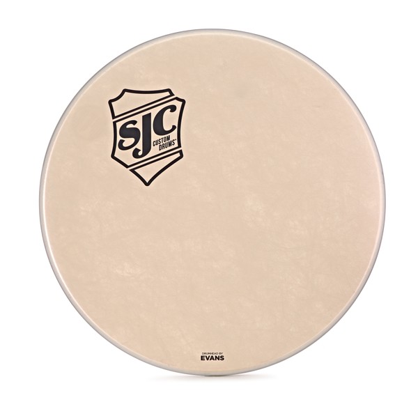 SJC Drums 22'' Calftone Logo Resonant Bass Drum Head