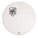 SJC Drums 22'' Smooth White Logo Resonant Bass Drum Head