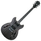 Ibanez AS53 Artcore, Transparent Black Flat