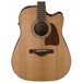 Ibanez AVD9CE Artwood Vintage 2018, Natural High Gloss front close up view