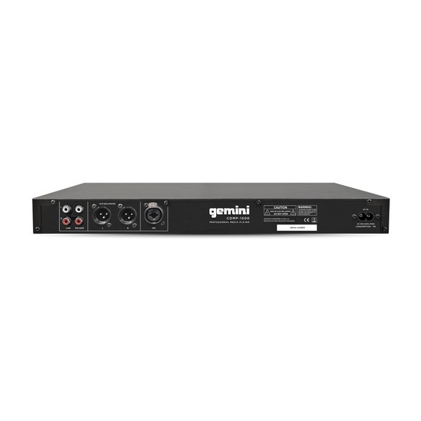Gemini CDMP-1500 19'' Professional 1U Rackmount CD/MP3/USB Player 2