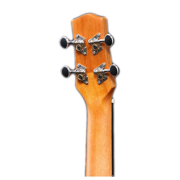 Ibanez UEWT5 Tenor Ukulele 2018, Open Pure Natural headstock rear