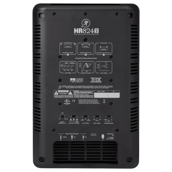 HR824 MKII Active Studio Monitor - Rear