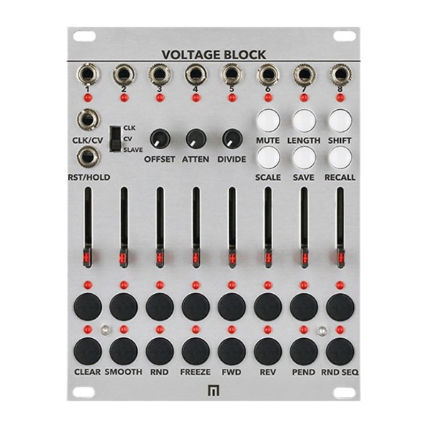 Malekko Voltage Block 8hp 8-Channel 16-Stage CV Sequencer