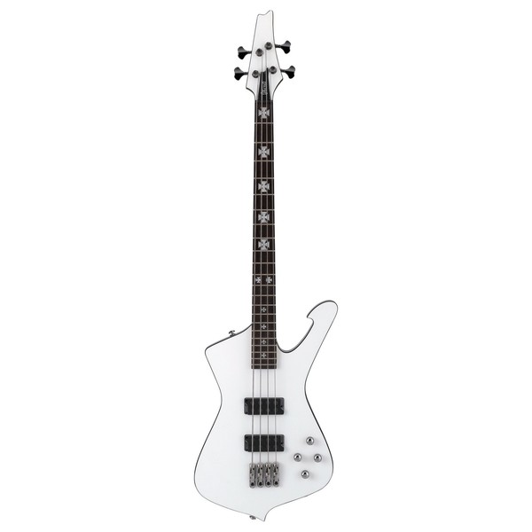 Ibanez SDB3 Sharlee D'Angelo Bass 2018, Pearl White front view