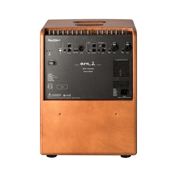 Hughes & Kettner era 2 Acoustic Amp, Wood Finish rear