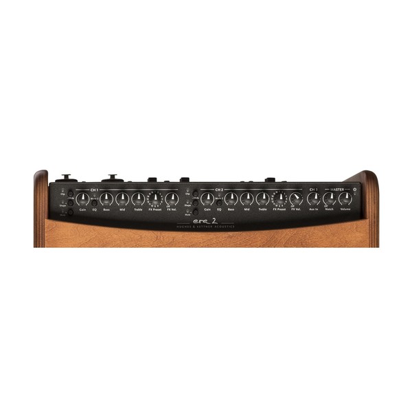 Hughes & Kettner era 2 Acoustic Amp, Wood Finish control panel