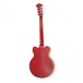 Hofner Verythin Deluxe Electric Guitar, Transparent Red rear