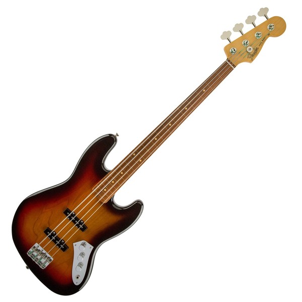 Fender Jaco Pastorius Fretless Jazz Bass PF, 3-Color Sunburst