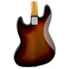 Fender Jaco Pastorius Fretless Jazz Bass PF, 3-Color Sunburst rear close up