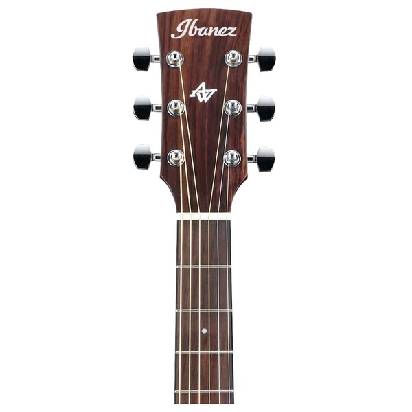 Ibanez AW65ECE Artwood, Natural Low Gloss headstock