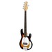 Sterling by Music Man StingRay5 Classic 5-String, 3-Tone Sunburst front angle