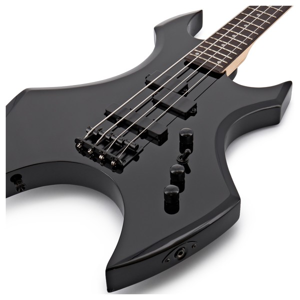 Harlem X Bass Guitar + 15W Amp Pack, Black