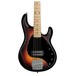 S.U.B by Sterling StingRay5 5-String Bass, Vintage Sunburst Satin - body