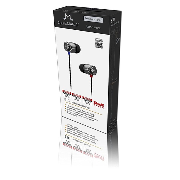 SoundMAGIC E10 In-Ear Headphones, Silver - Boxed