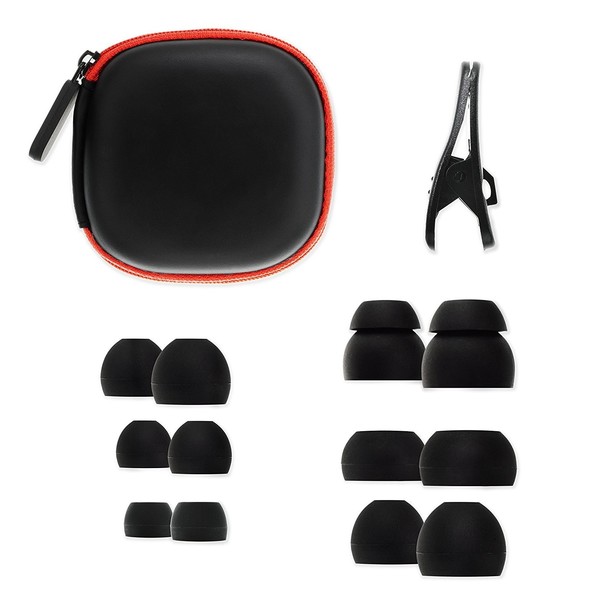  E10 In-Ear Headphones, Red - Full Contents