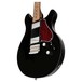 Sterling by Music Man Valentine, Black front close up angle