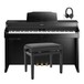 Roland HP603A Digital Piano Package, Contemporary Black