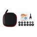 E50 In-Ear Headphones, Red - Full Contents