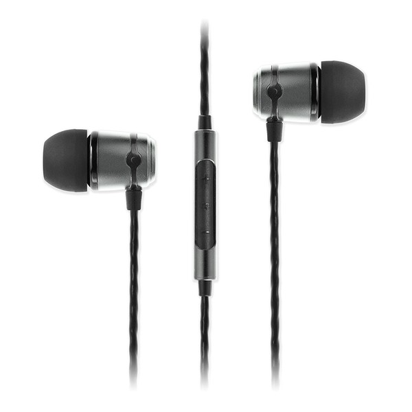 SoundMAGIC E50c In-Ear Headphones with Mic, Gunmetal - Main