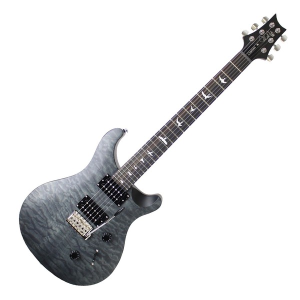 PRS SE Custom 24 LTD Quilt Satin, Grey Black