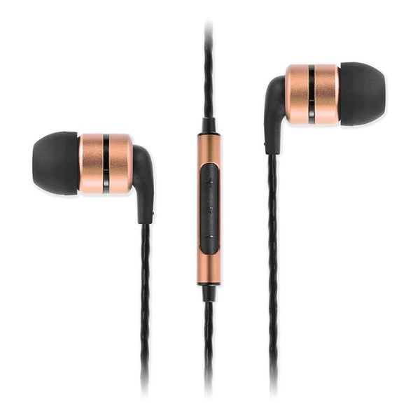 SoundMAGIC E80c In-Ear Headphones with Mic, Copper - Main