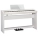 Roland FP 60 Digital Piano with Stand and Pedals, White