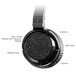 SoundMAGIC P22BT Portable Bluetooth Headphones, Black - Annotated