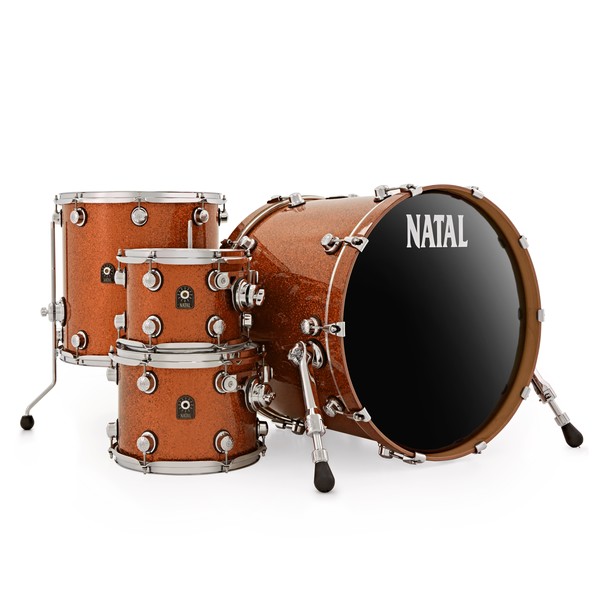 Natal Originals Maple 22'' 4pc Shell Pack, Orange Sparkle