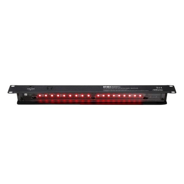 Adam Hall 19'' LED Sensor Rack Light, 1U, Multi-Coloured 4