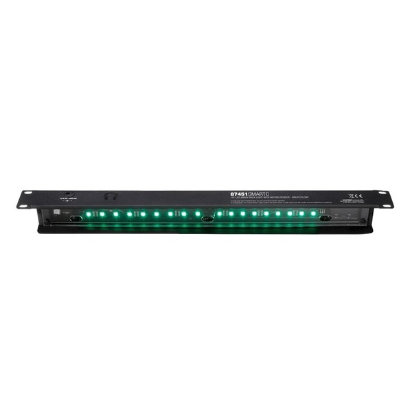 Adam Hall 19'' LED Sensor Rack Light, 1U, Multi-Coloured 5
