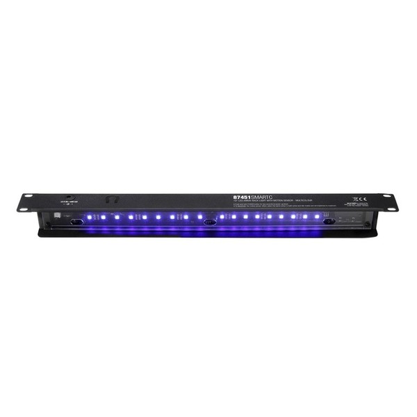 Adam Hall 19'' LED Sensor Rack Light, 1U, Multi-Coloured 6